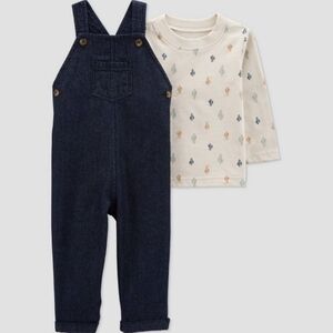 Carter's Just One You Baby Boys' Cactus T-Shirt & Bottom Set - Blue - 18M